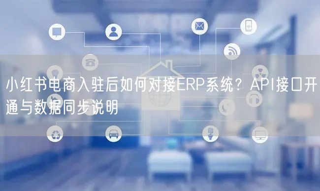 小红书电商入驻后如何对接ERP系统？API接口开通与数据同步说明