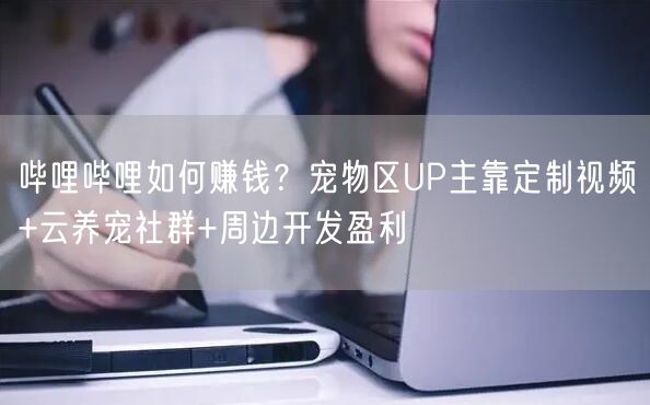 哔哩哔哩如何赚钱？宠物区UP主靠定制视频+云养宠社群+周边开发盈利
